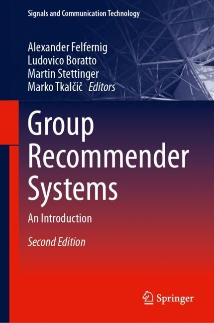 Group Recommender Systems main product photo