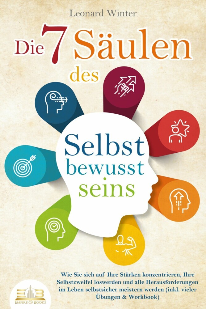 Die 7 Säulen des Selbstbewusstseins: Wie Sie sich auf Ihre Stärken konzentrieren, Ihre Selbstzweifel loswerden und alle Herausforderungen im Leben selbstsicher meistern (inkl. Übungen und Workbook) main product photo
