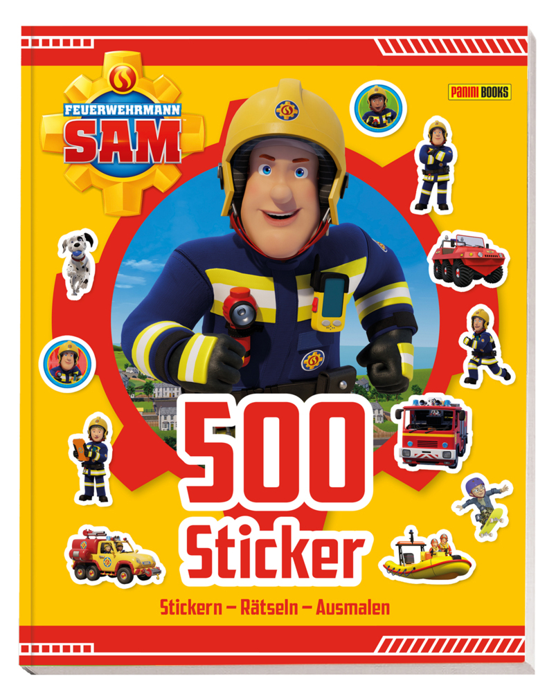 Feuerwehrmann Sam: 500 Sticker - Stickern - Rätseln - Ausmalen main product photo