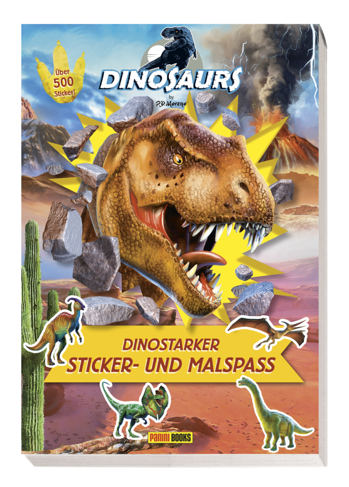 Dinosaurs by P.D. Moreno: Dinostarker Sticker- und Malspaß main product photo