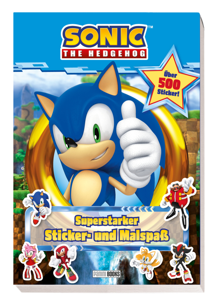 Sonic The Hedgehog: Superstarker Sticker - und Malspaß main product photo
