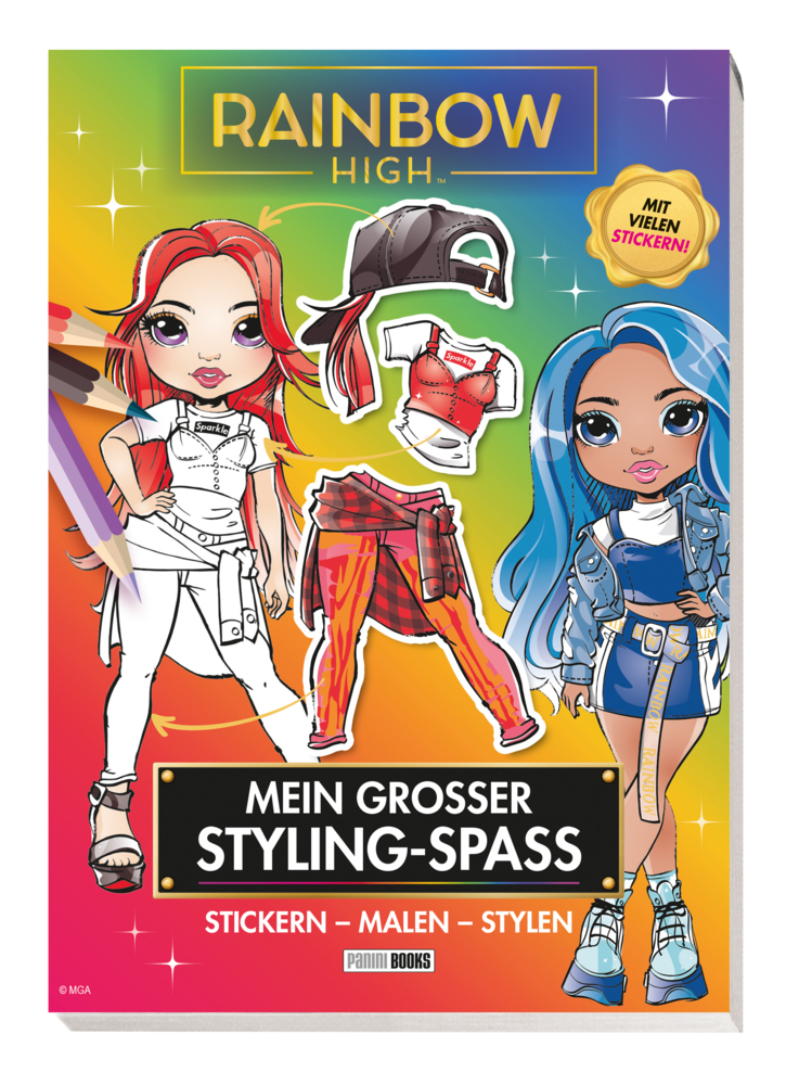 Rainbow High: Mein großer Styling-Spaß: Stickern, Malen, Stylen main product photo