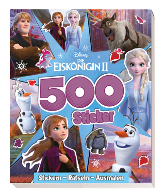 Disney Die Eiskönigin 2: 500 Sticker - Stickern - Rätseln - Ausmalen