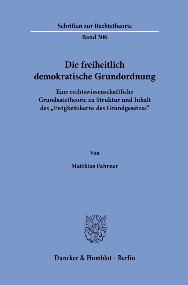 Die freiheitlich demokratische Grundordnung. main product photo