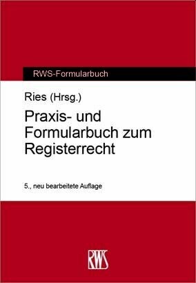 Praxis- und Formularbuch zum Registerrecht main product photo