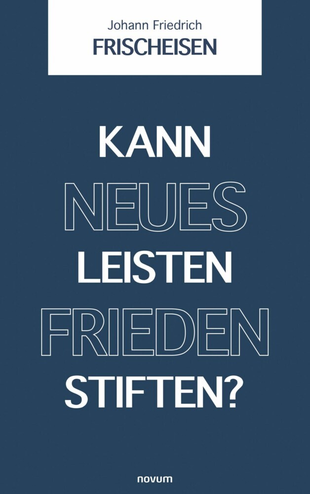 Kann neues Leisten Frieden stiften? main product photo
