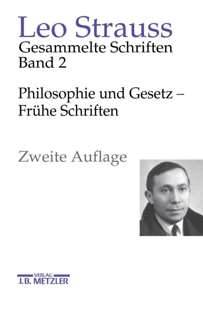 Philosophie und Gesetz - Frühe Schriften main product photo