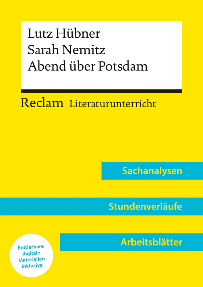 Lutz Hübner / Sarah Nemitz: Abend über Potsdam (Lehrerband) | Mit Downloadpaket (Unterrichtsmaterialien) main product photo