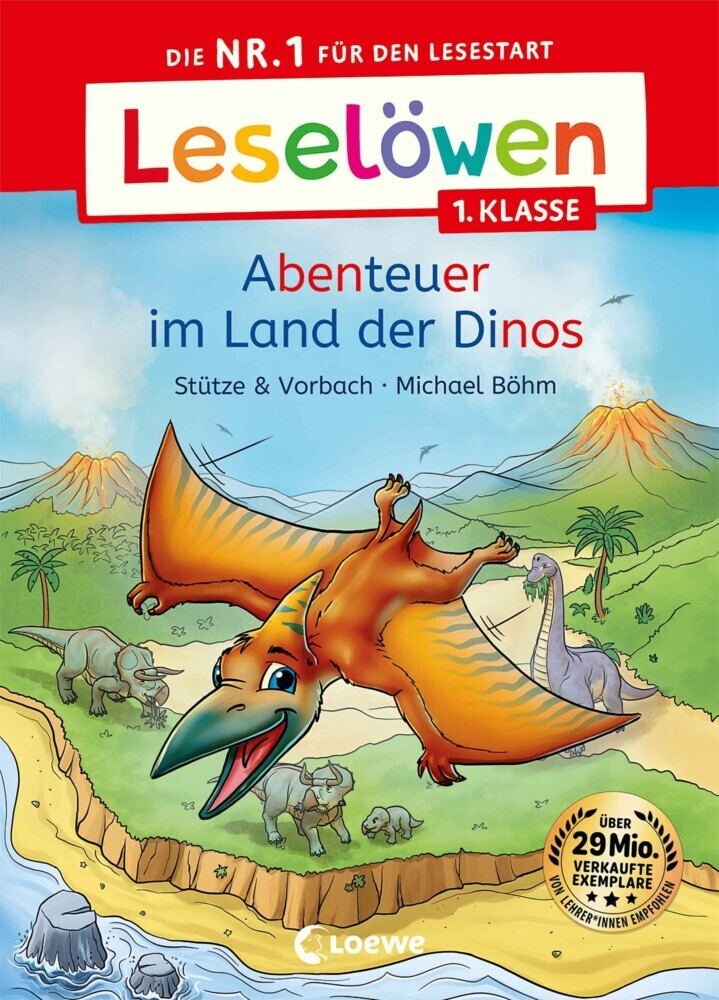 Leselöwen 1. Klasse - Abenteuer im Land der Dinos main product photo