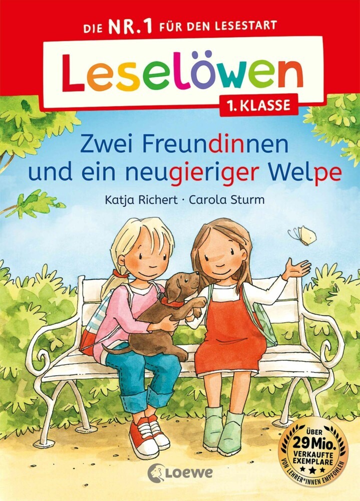 Leselöwen 1. Klasse - Zwei Freundinnen und ein neugieriger Welpe main product photo