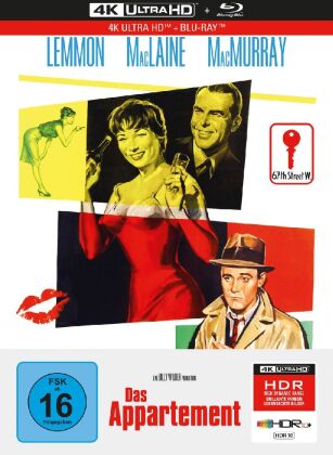 Das Appartement, 1 4K UHD-Blu-ray + 1 Blu-ray (2-Disc Limited Collector's Edition im Mediabook)
