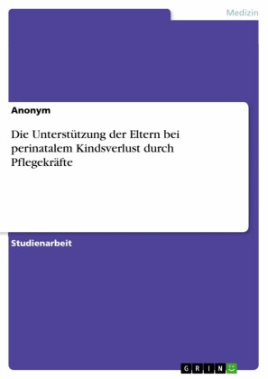 Die Unterstützung der Eltern bei perinatalem Kindsverlust durch Pflegekräfte