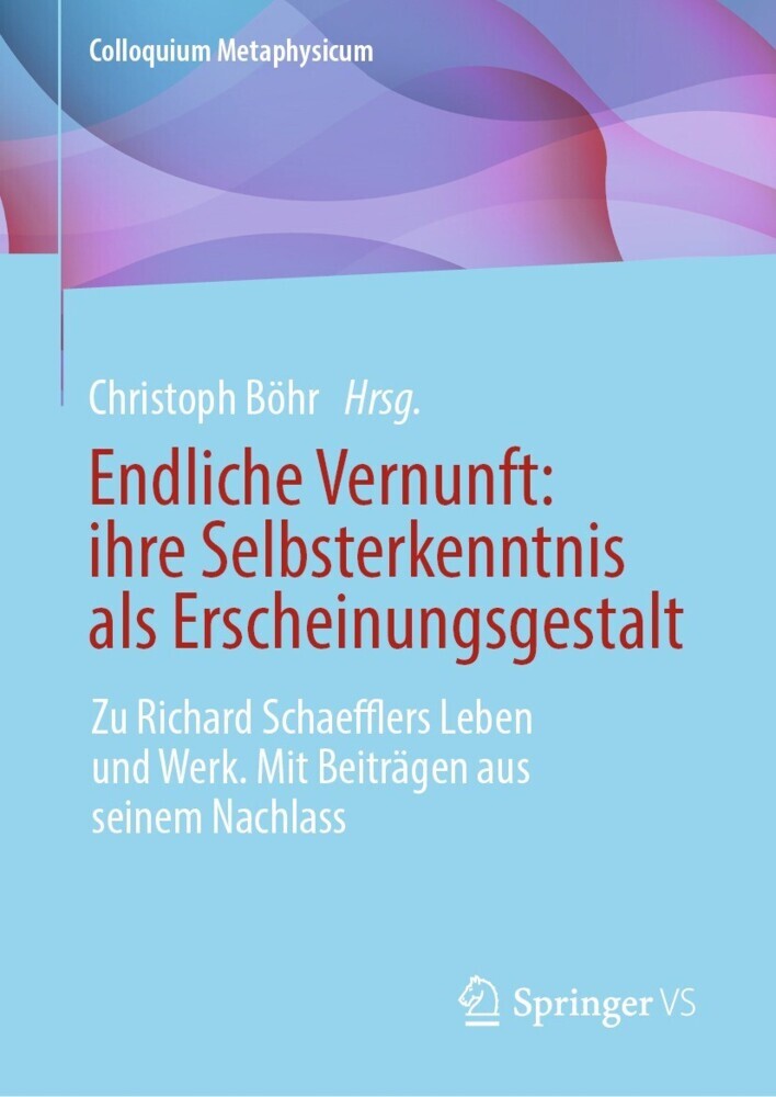 Endliche Vernunft: ihre Selbsterkenntnis als Erscheinungsgestalt main product photo