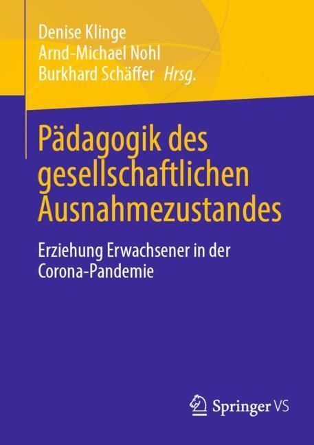 Pädagogik des gesellschaftlichen Ausnahmezustandes main product photo