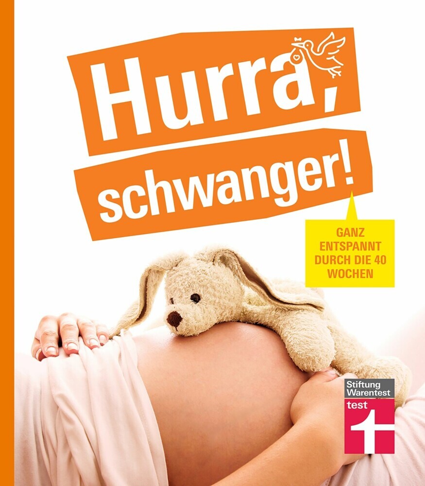 Hurra, schwanger! - Die perfekte Begleitung durch die Schwangerschaft, guter Überblick über die wichtigsten Fragen, anschaulich erklärt dank Doppelseiten-Prinzip main product photo