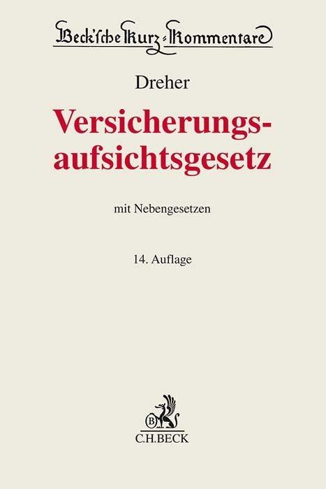 Versicherungsaufsichtsgesetz. VAG main product photo