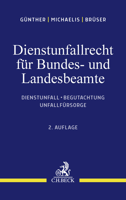 Dienstunfallrecht für Bundes- und Landesbeamte main product photo