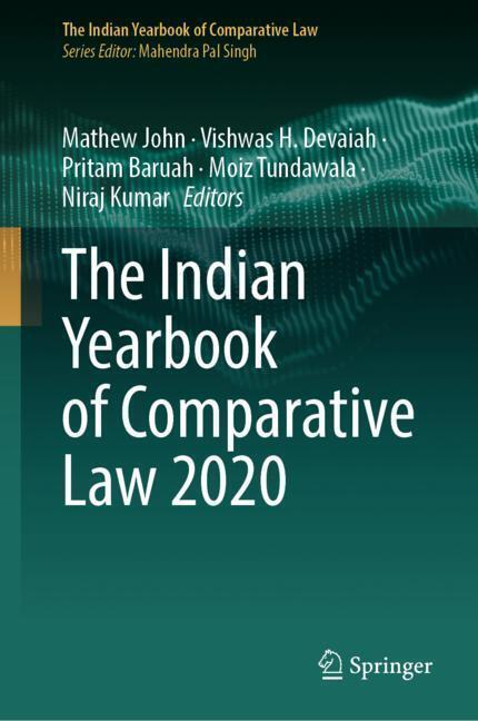 The Indian Yearbook of Comparative Law 2020 main product photo