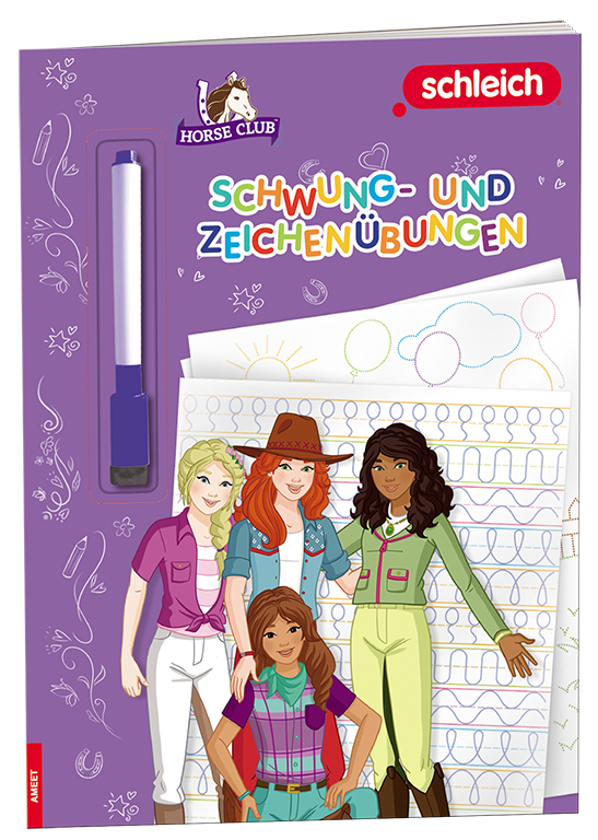 schleich® Horse Club(TM) - Schwung- und Zeichenübungen, m. 1 Beilage main product photo