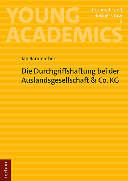 Die Durchgriffshaftung bei der Auslandsgesellschaft &Co. KG main product photo