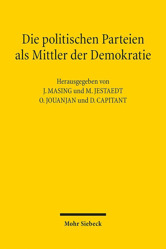 Die politischen Parteien als Mittler der Demokratie main product photo
