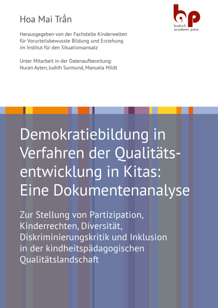 Demokratiebildung in Verfahren der Qualitätsentwicklung in Kitas: Eine Dokumentenanalyse main product photo