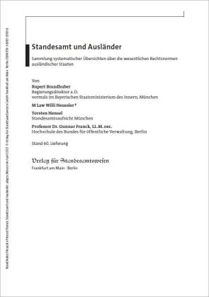 Standesamt und Ausländer