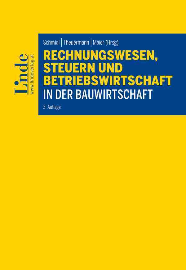 Rechnungswesen, Steuern und Betriebswirtschaft in der Bauwirtschaft main product photo