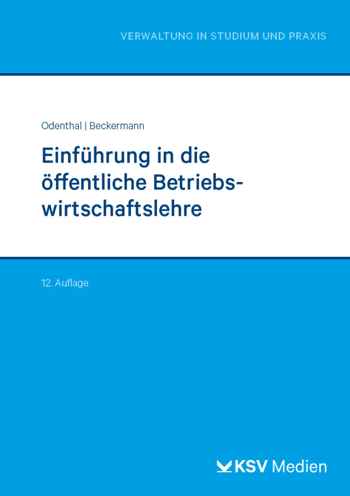 Einführung in die öffentliche Betriebswirtschaftslehre main product photo