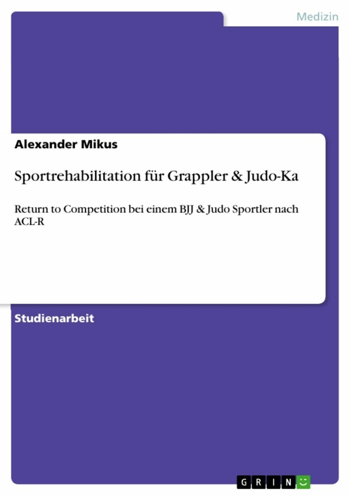 Sportrehabilitation für Grappler & Judo-Ka main product photo