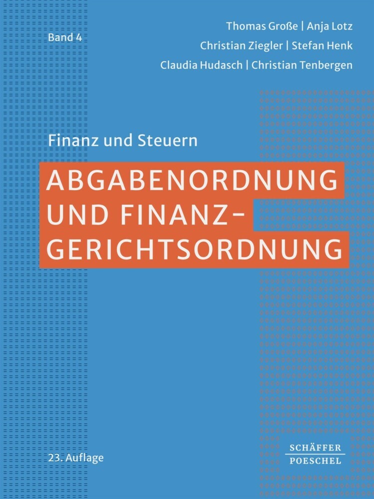 Abgabenordnung und Finanzgerichtsordnung main product photo