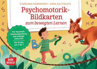 Psychomotorik-Bildkarten zum bewegten Lernen, m. 1 Beilage