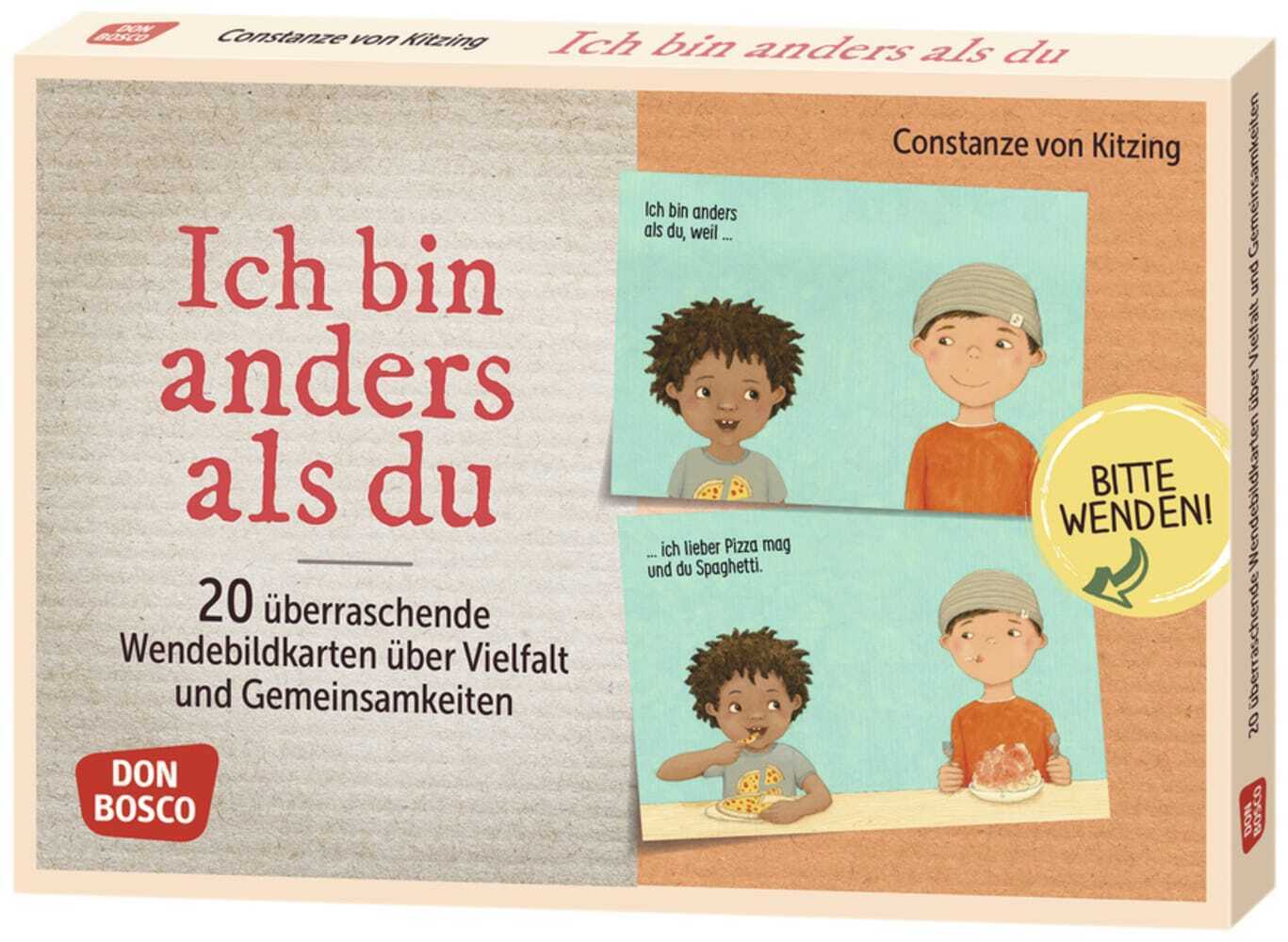 Ich bin anders als du - Ich bin wie du: 20 überraschende Wendebildkarten über Vielfalt und Gemeinsamkeiten main product photo