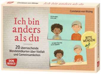 Ich bin anders als du - Ich bin wie du: 20 überraschende Wendebildkarten über Vielfalt und Gemeinsamkeiten