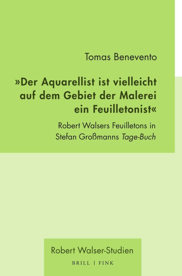 "Der Aquarellist ist vielleicht auf dem Gebiet der Malerei ein Feuilletonist" main product photo