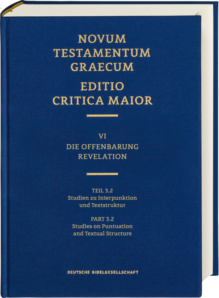 ECM VI/3.2. Offenbarung. Studien zu Interpunktion und Textstruktur main product photo
