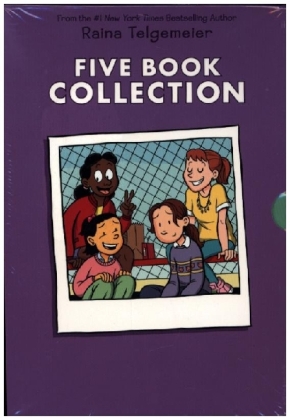 Raina Telgemeier Five Book Collection: Smile, Drama, Sisters, ...