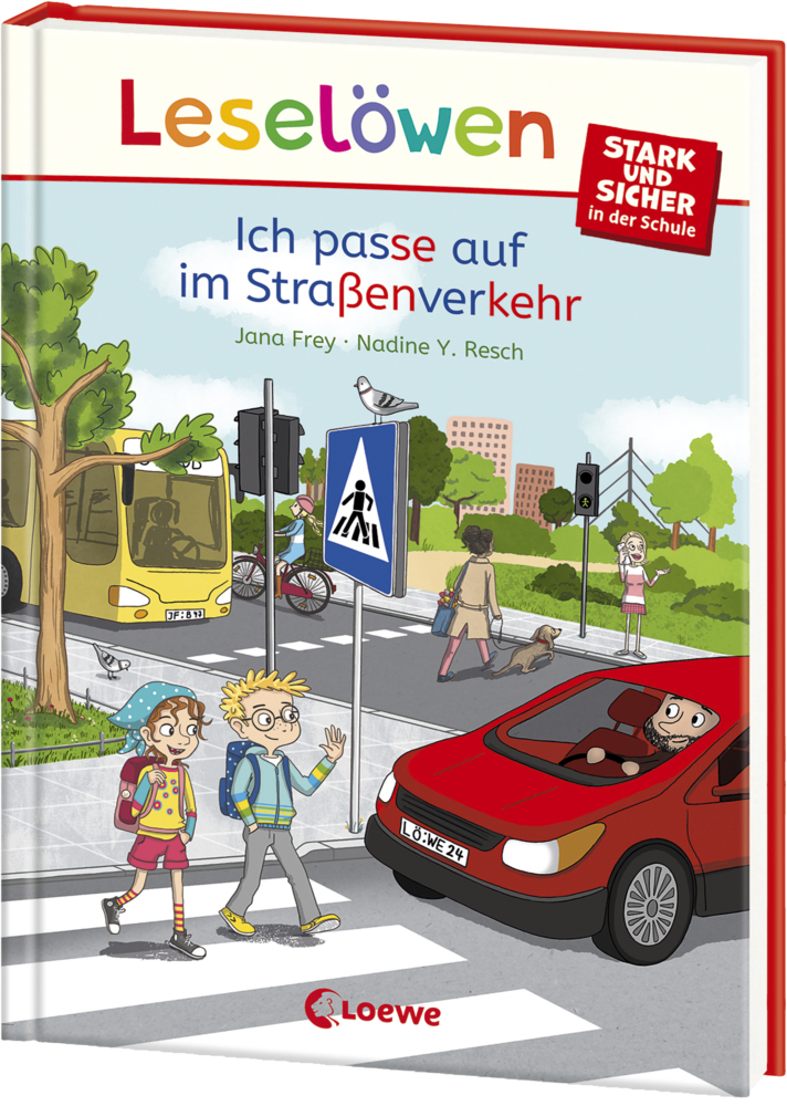 Leselöwen - stark und sicher in der Schule - Ich passe auf im Straßenverkehr main product photo