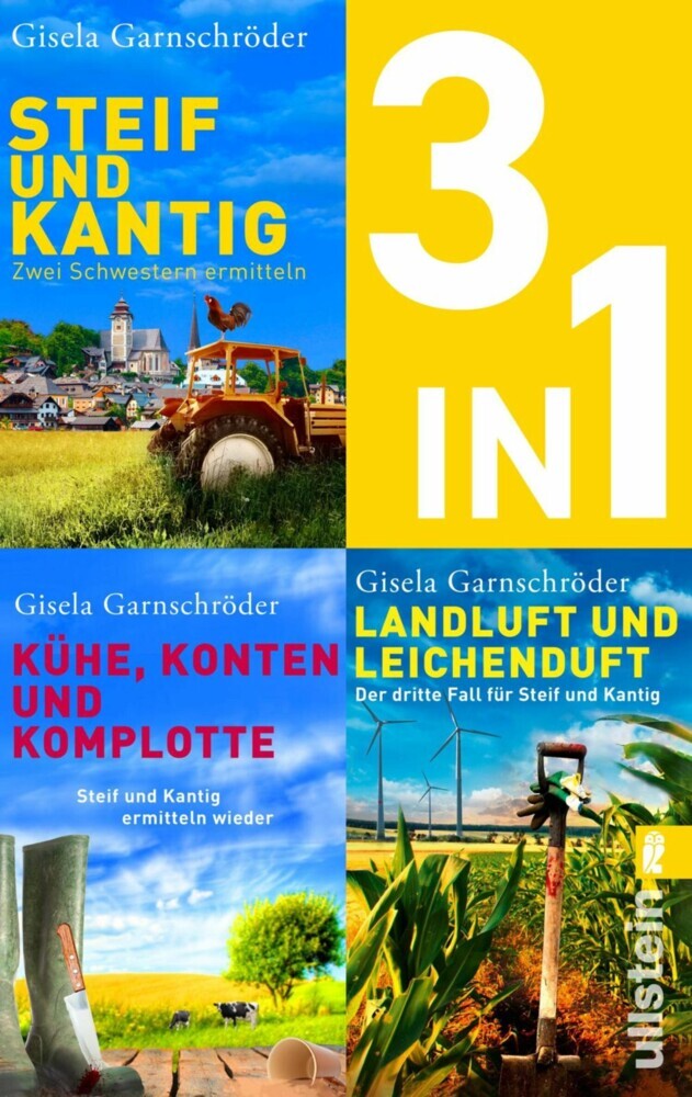 Steif und Kantig ermitteln - Die ersten drei Bände der beliebten Cosy-Crime-Reihe main product photo