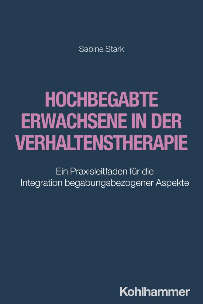Hochbegabte Erwachsene in der Verhaltenstherapie main product photo