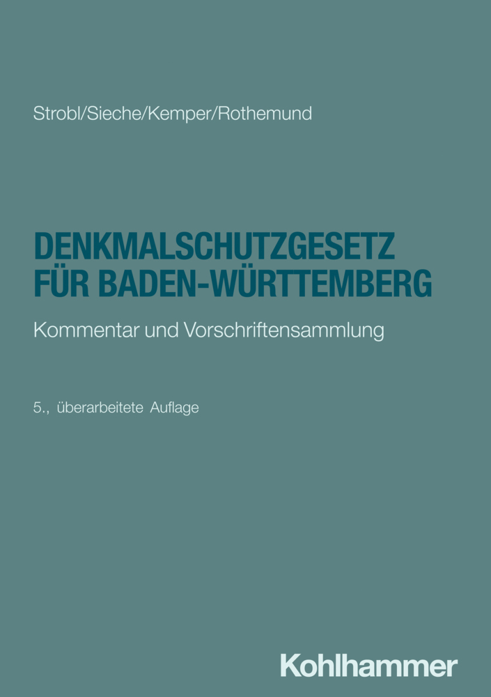 Denkmalschutzgesetz für Baden-Württemberg main product photo
