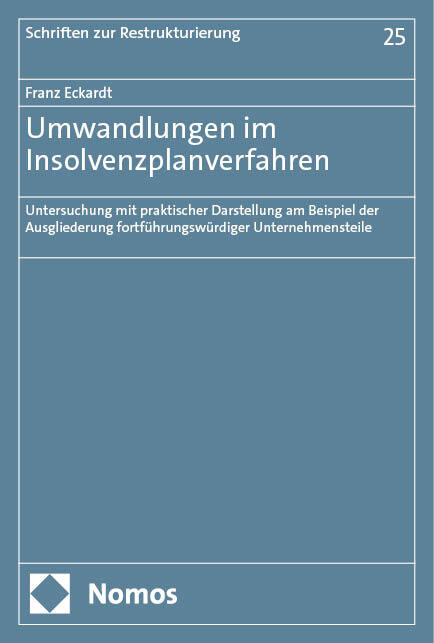 Umwandlungen im Insolvenzplanverfahren main product photo