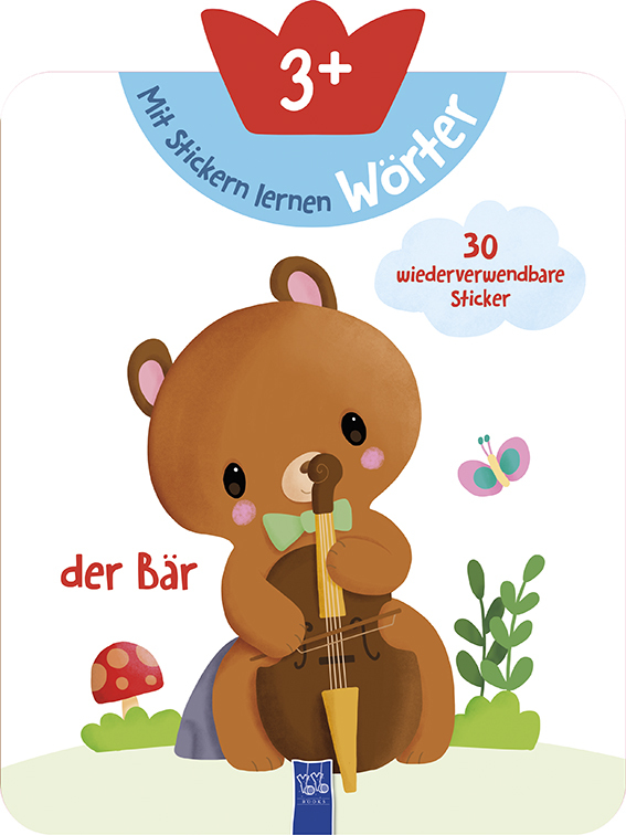 Mit Stickern lernen 3+ (Wörter), m. 30 Beilage main product photo