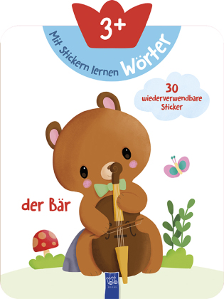 Mit Stickern lernen 3+ (Wörter), m. 30 Beilage