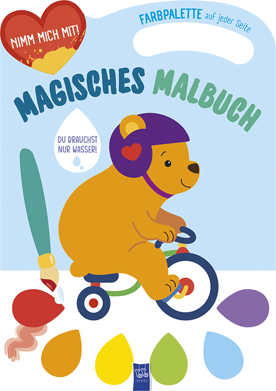 Magisches Malbuch - Cover blau (Bär) main product photo