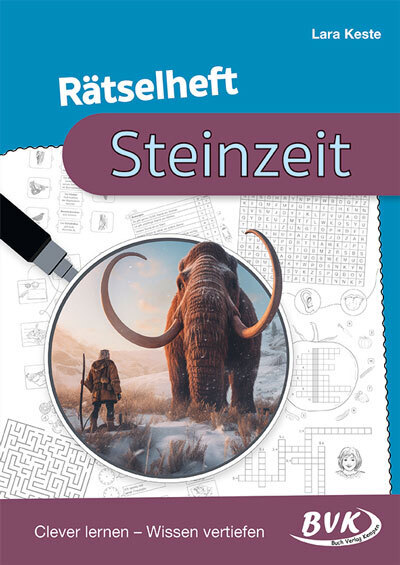 Rätselheft Steinzeit main product photo