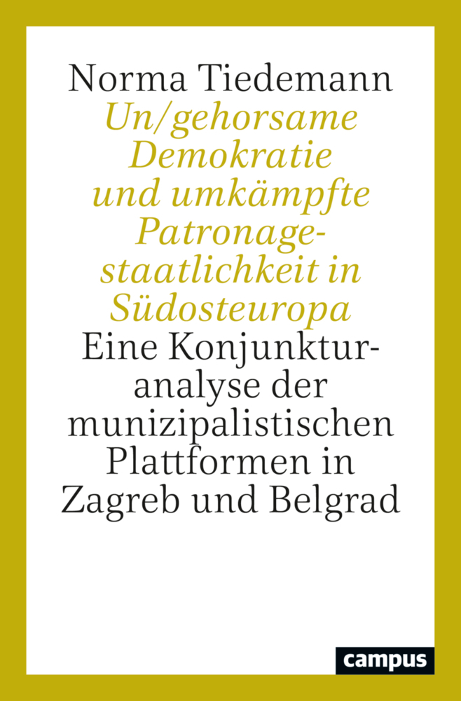 Un/gehorsame Demokratie und umkämpfte Patronagestaatlichkeit in Südosteuropa main product photo