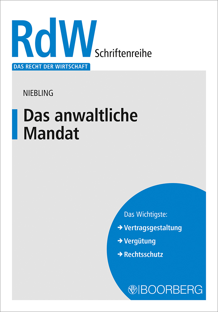 Das anwaltliche Mandat main product photo
