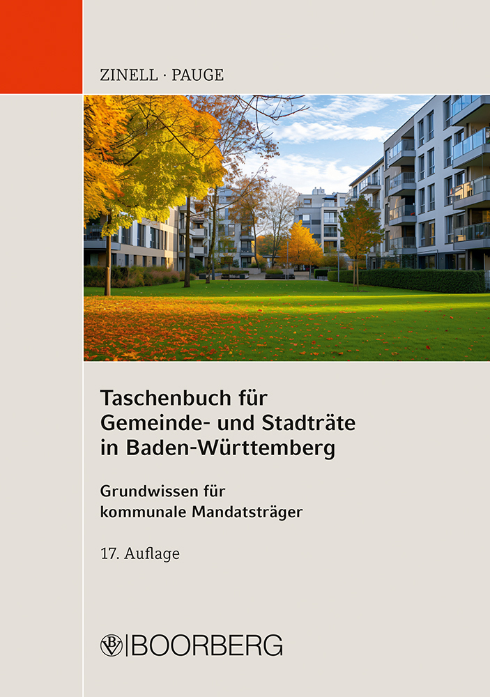 Taschenbuch für Gemeinde- und Stadträte in Baden-Württemberg main product photo