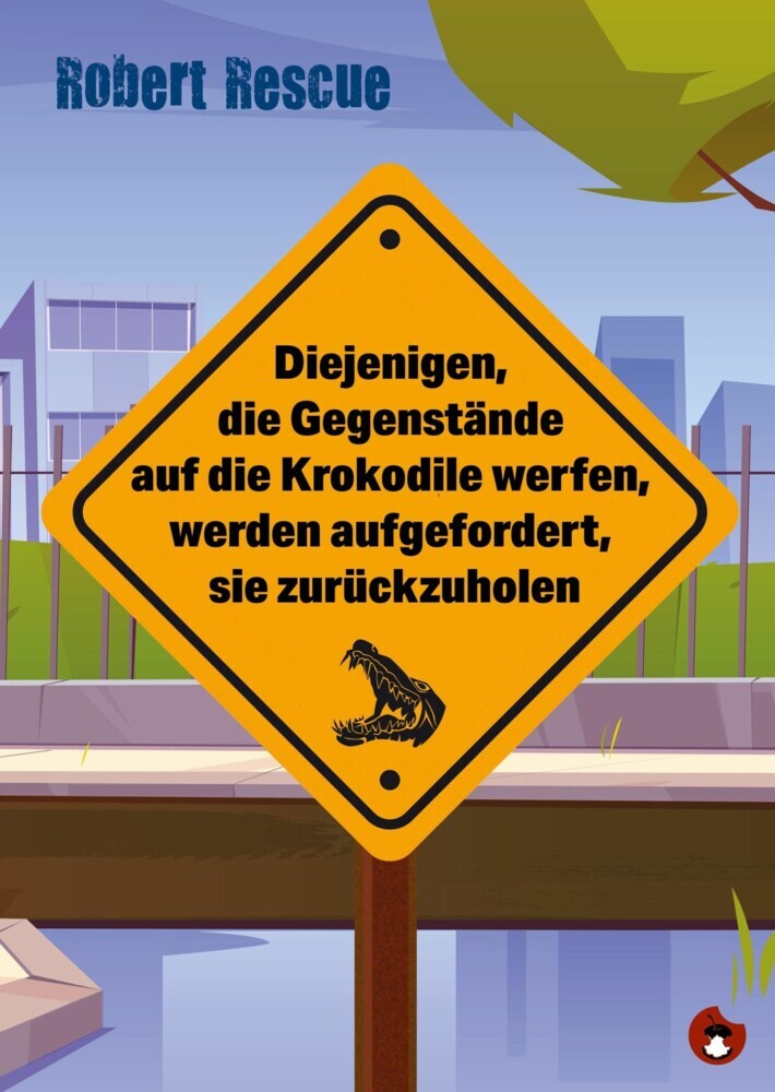 Diejenigen, die Gegenstände auf die Krokodile werfen, werden aufgefordert, sie zurückzuholen main product photo